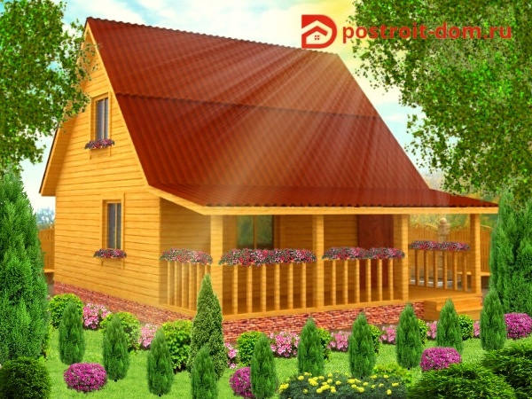 Проект дачного дома строительство в Волгограде