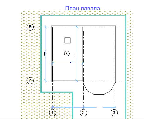 план подвала строительства дома Волгоград
