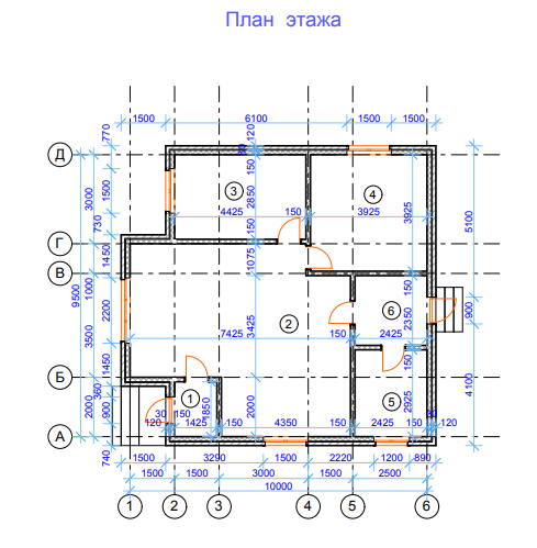 план строительства каркасного дома