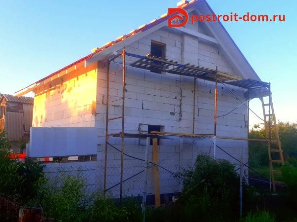 Строительство дома из газоблока дачного в Волгограде