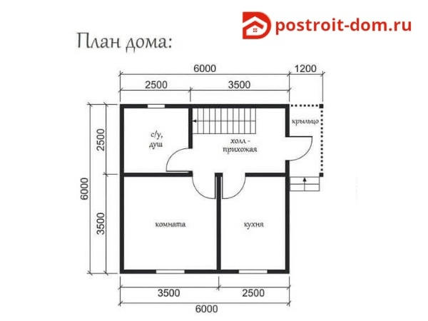 Проект дома 66 м2 строительство в Волгограде Волжском